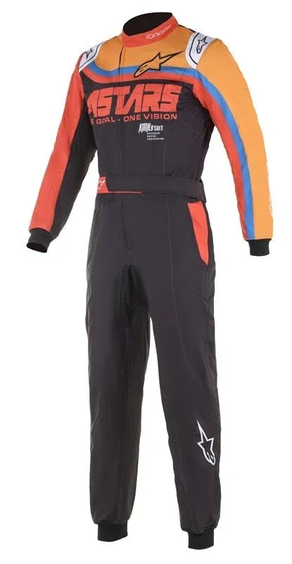 Alpinestars KMX-9 v2 graphic zwart/oranje - KartKings