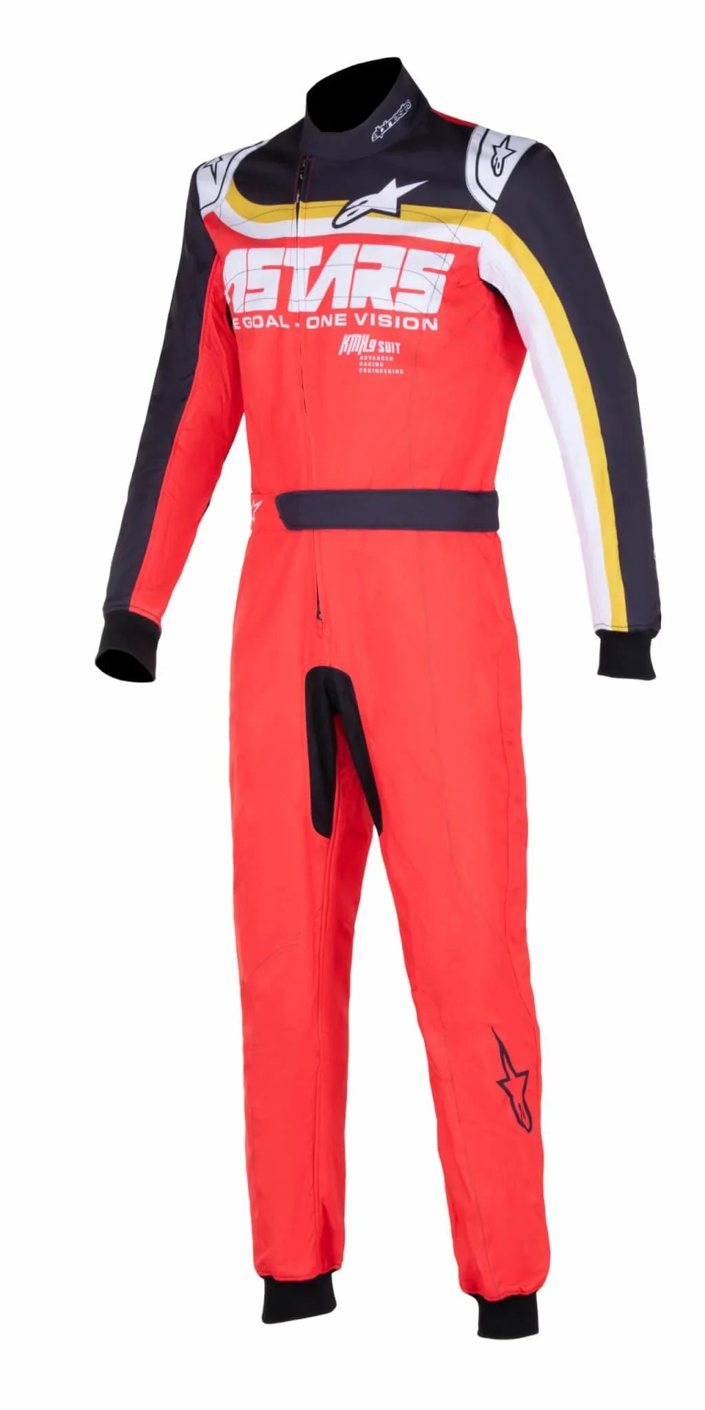 Alpinestars KMX-9 v2 Graphic 2 rood/zwart/brass brown - KartKings
