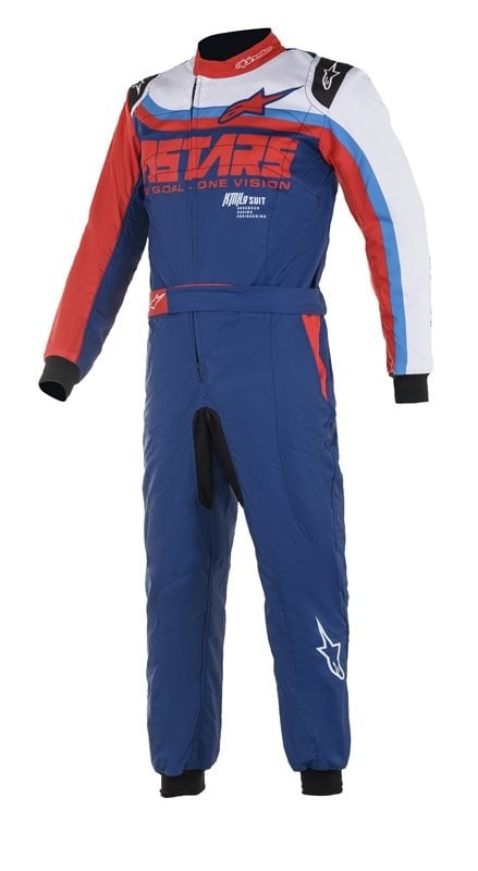 Alpinestars KMX-9 v2 S Graphique Bleu/Rouge/Blanc Enfants