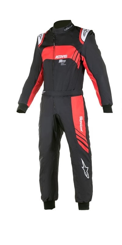 Combinaison de karting Alpinestars KMX-9 V3 3 noir/rouge pour enfants