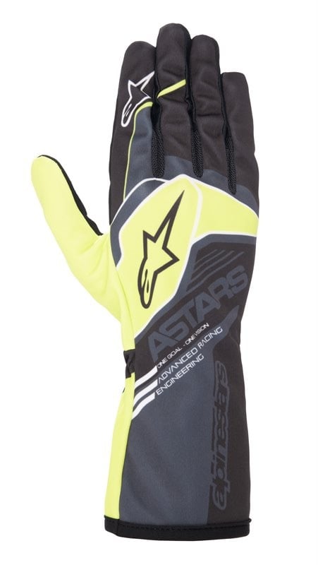 Gants Alpinestars Tech 1-K V2 Corporate noir/jaune