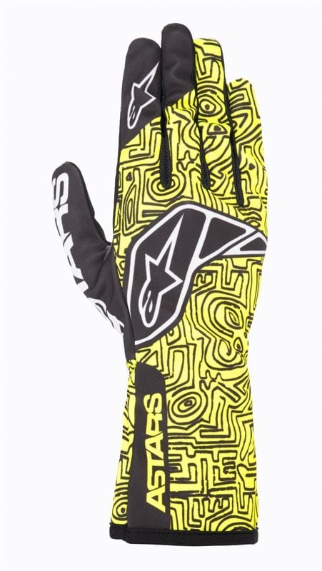 Gants Alpinestars Tech 1-K V2 Vertical Jaune/Noir