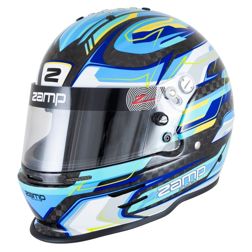 Zamp RZ-48 Youth kids carbon blue