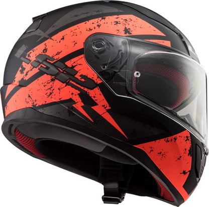 Pêne dormant LS2 FF353 orange mat/noir