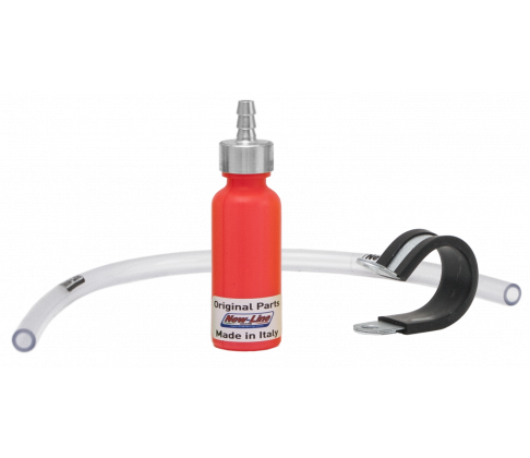 New Line overflow tank red