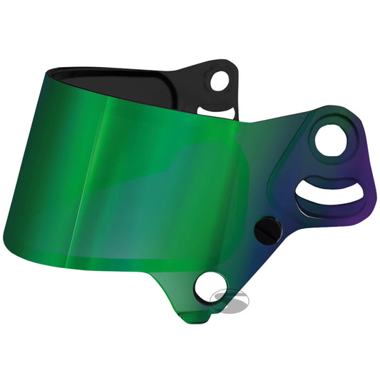 Visière miroir Bell SE07 double écran vert antibuée (KC7 CMR) 