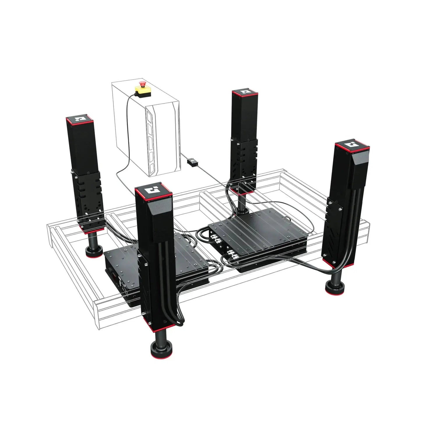 Qubic System - QS-220-PL 3-DOF 4 Axis Motion system - KartKings