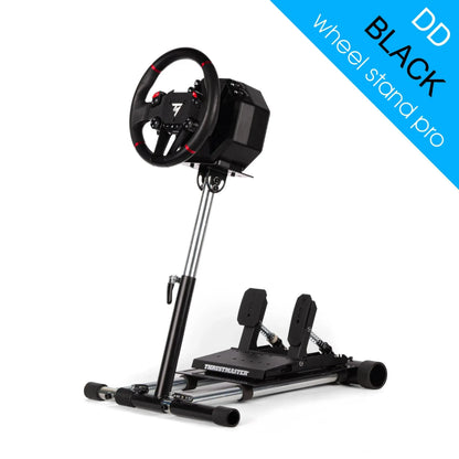 Wheel Stand Pro DD for Logitech, Fanatec, Moza Racing R9, R12 - BLACK - KartKings