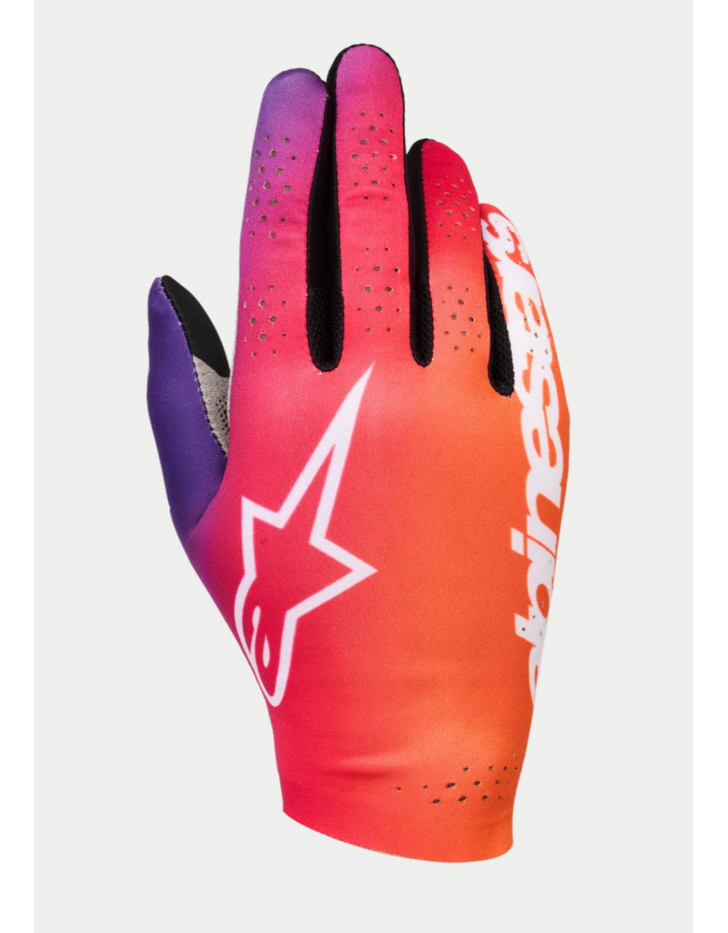 Alpinestars Sim racing handschoenen graphic 2 oranje / neon paars / wit