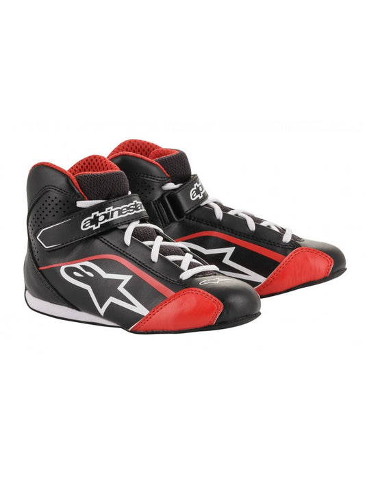 Alpinestars Tech-1 K S (chaussures de karting pour enfants) NOIR/BLANC/ROUGE