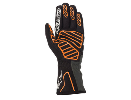 Gants Alpinestars Tech 1-K V2 noir/orange fluo