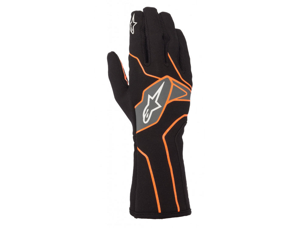 Gants Alpinestars Tech 1-K V2 noir/orange fluo