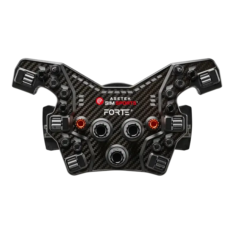 Asetek SimSports - Forte Formula Button Box (Black, Aluminum)