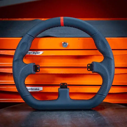Asetek SimSports GT Closed D Black Leather Rim
