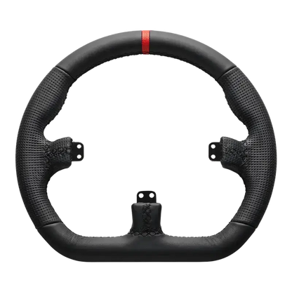 Asetek SimSports GT Closed D Black Leather Rim - KartKings