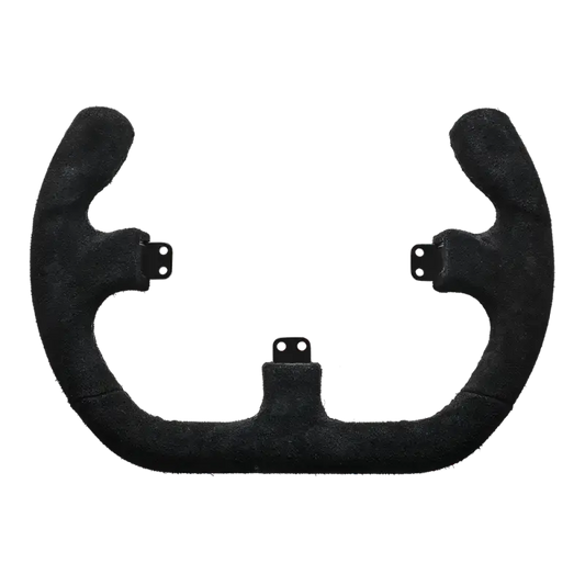 Asetek SimSports Open D Black Suede Rim