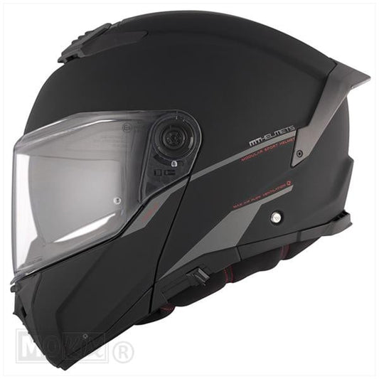 MT Helmets system helmet matt black