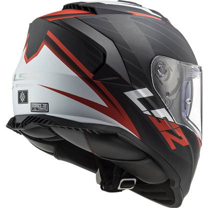 LS2 FF800 Strom II Nerve - Mat zwart rood