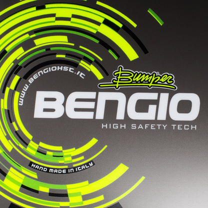 Bengio bumper rib beschermer zwart/fluor geel