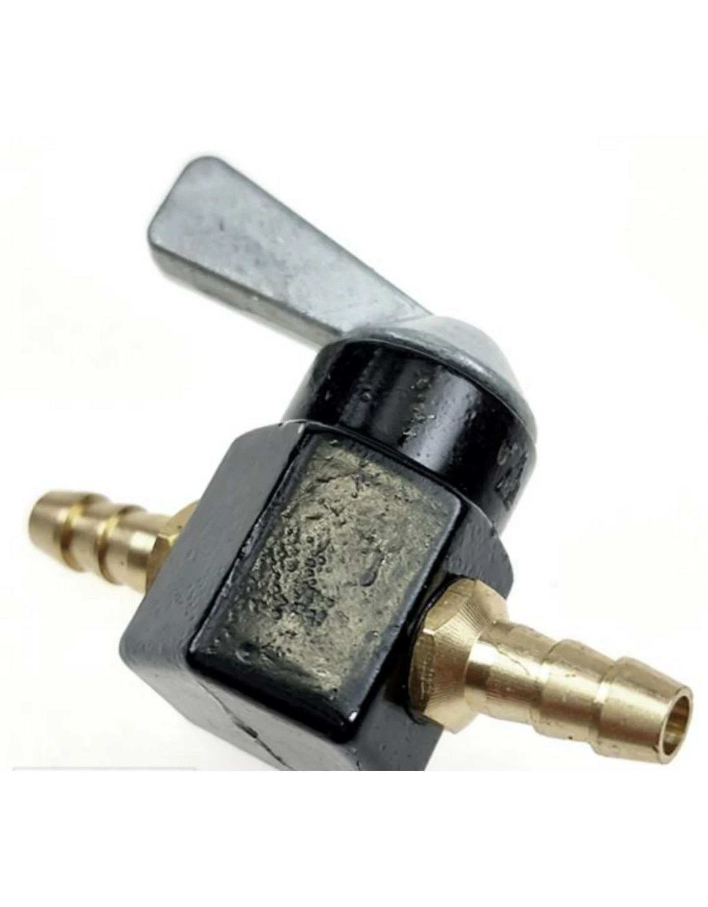 Benzine kraan tussen slang 6 mm