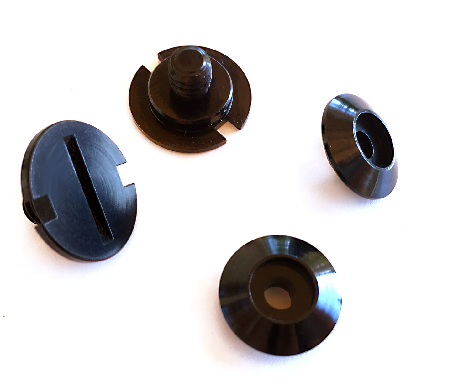 Jeu de vis Zamp noires pour bouclier Z-20