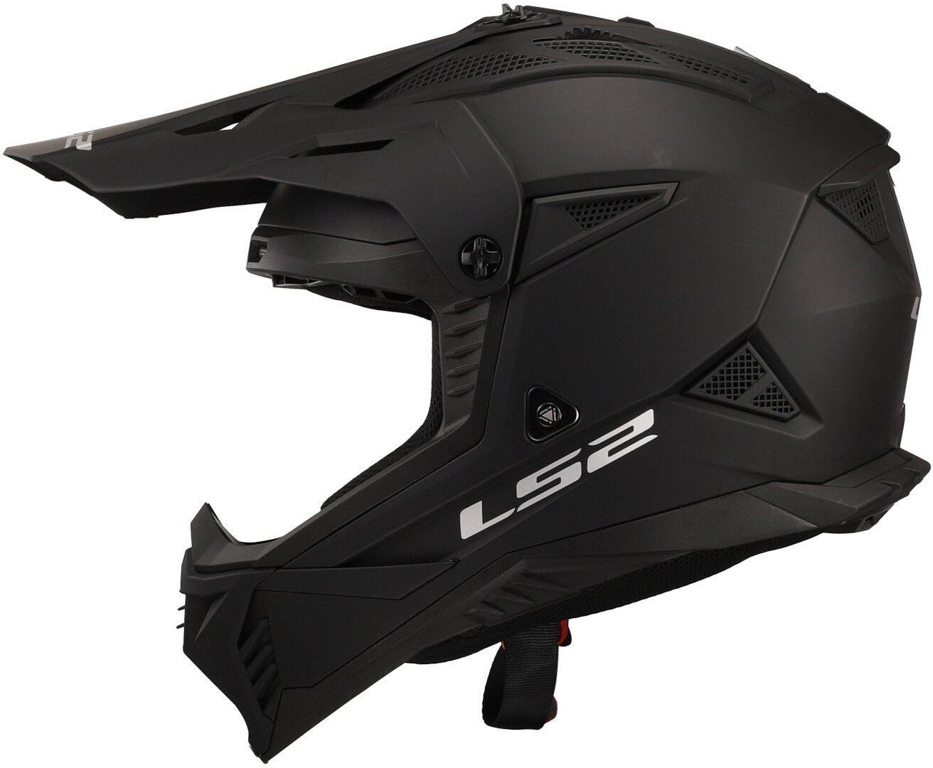 LS2 MX708 Fast II Cross helm matt zwart