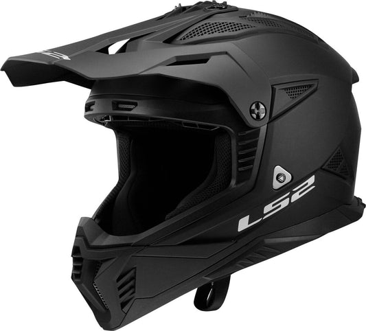 LS2 MX708 Fast II Cross helm matt zwart