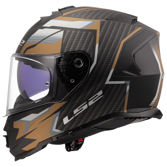 Tracker LS2 FF800 Storm II noir mat/or/gris