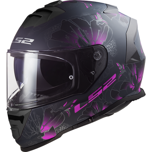 LS2 FF800 Storm II Burst - Matte Black/Pink