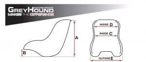 Siège extra moelleux Greyhound R1