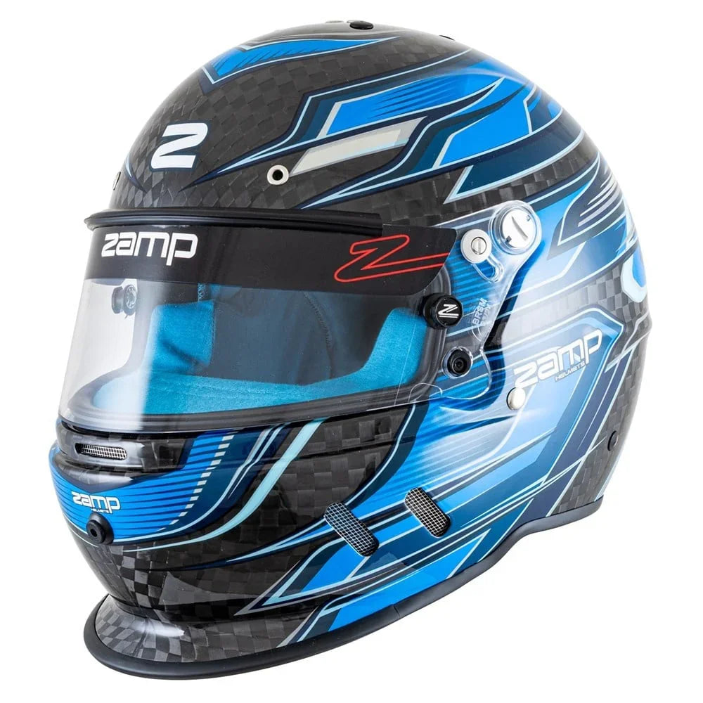 Zamp RZ-67D carbon blauw - KartKings