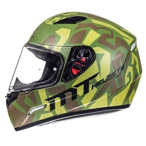 MT Helmets Mugello leopard military green