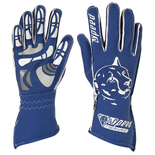 Gants de vitesse Melbourne G-2 Bleu/blanc