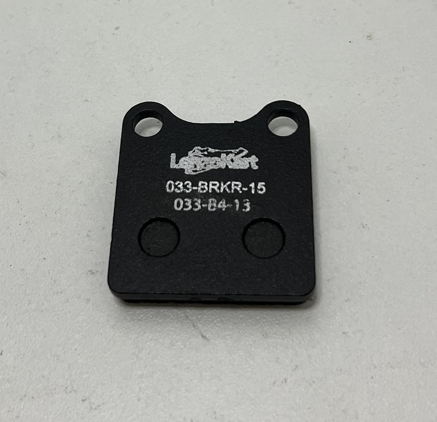 Plaquette de frein arrière / avant LenzoKart Mini KZ noire dure LKF13