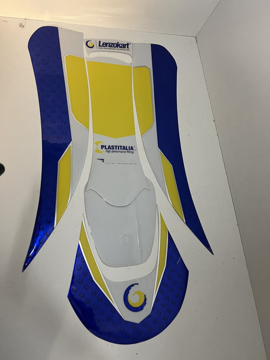 Autocollant LenzoKart pour bouclier avant KG 508 (OK/OKJ/KZ) 