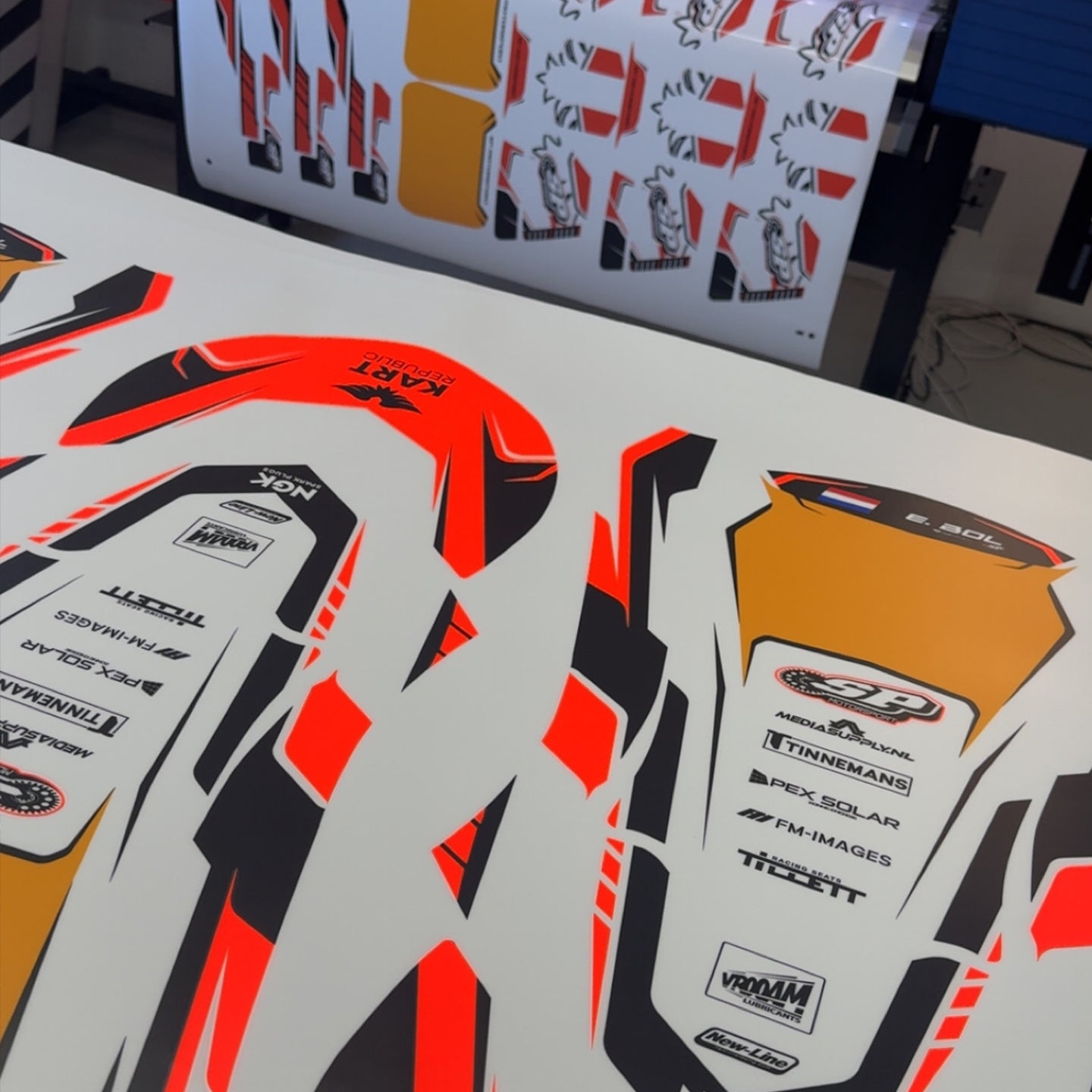 Custom kart stickerset / livery design