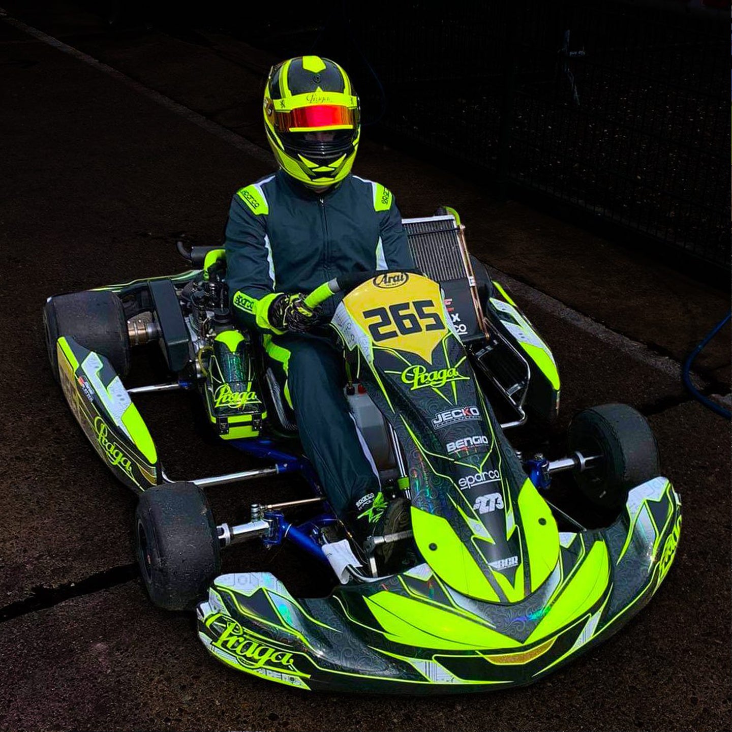 Custom Karting stickerset design