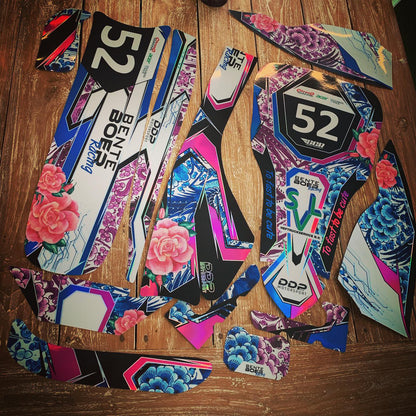 Custom Karting stickerset design