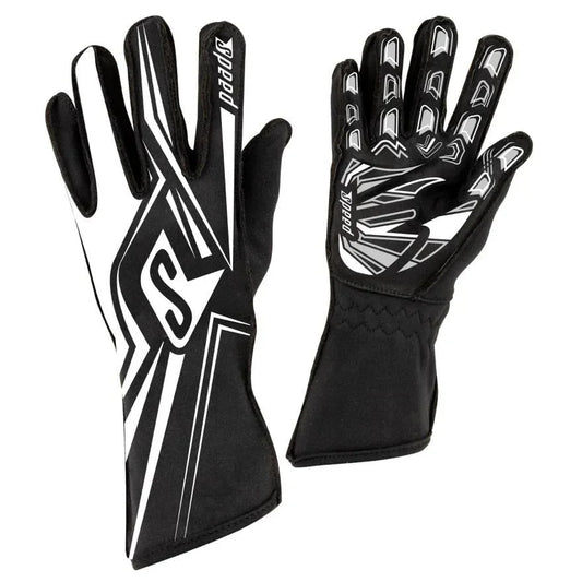 Speed handschoenen Melbourne 2.0 Zwart / Wit - KartKings