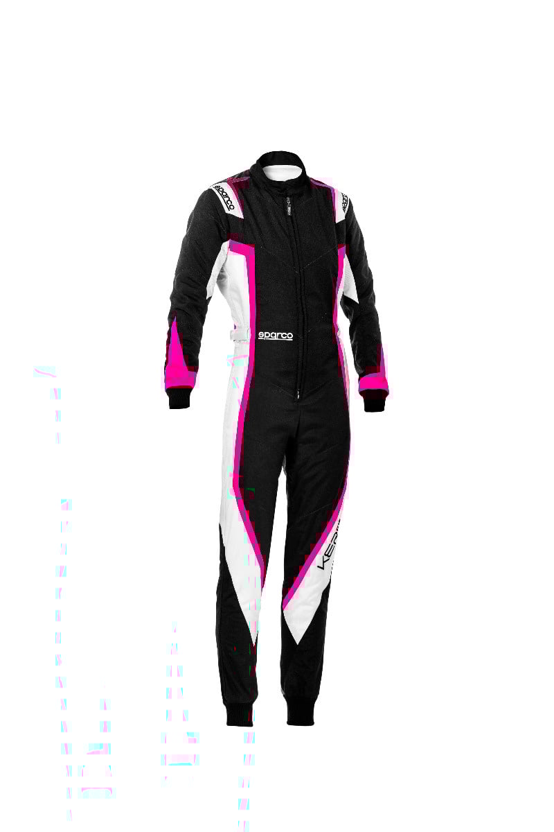 Combinaison de motard Sparco pour femme noir/rose