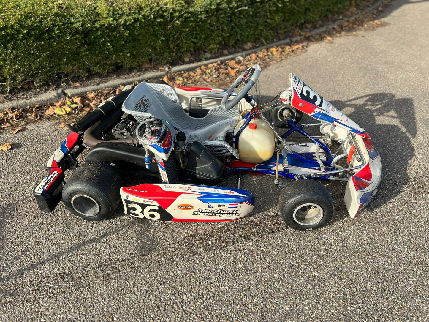 Gebruikt OTK Kosmic met Rotax Senior EVO 1 en Mychron laptimer