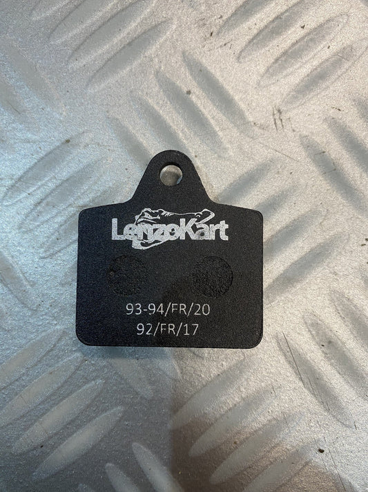 Plaquette de frein arrière Lenzo/Luxor OK/OKJ/KZ Hard / Black homologuée LKF9 93/FR/CH