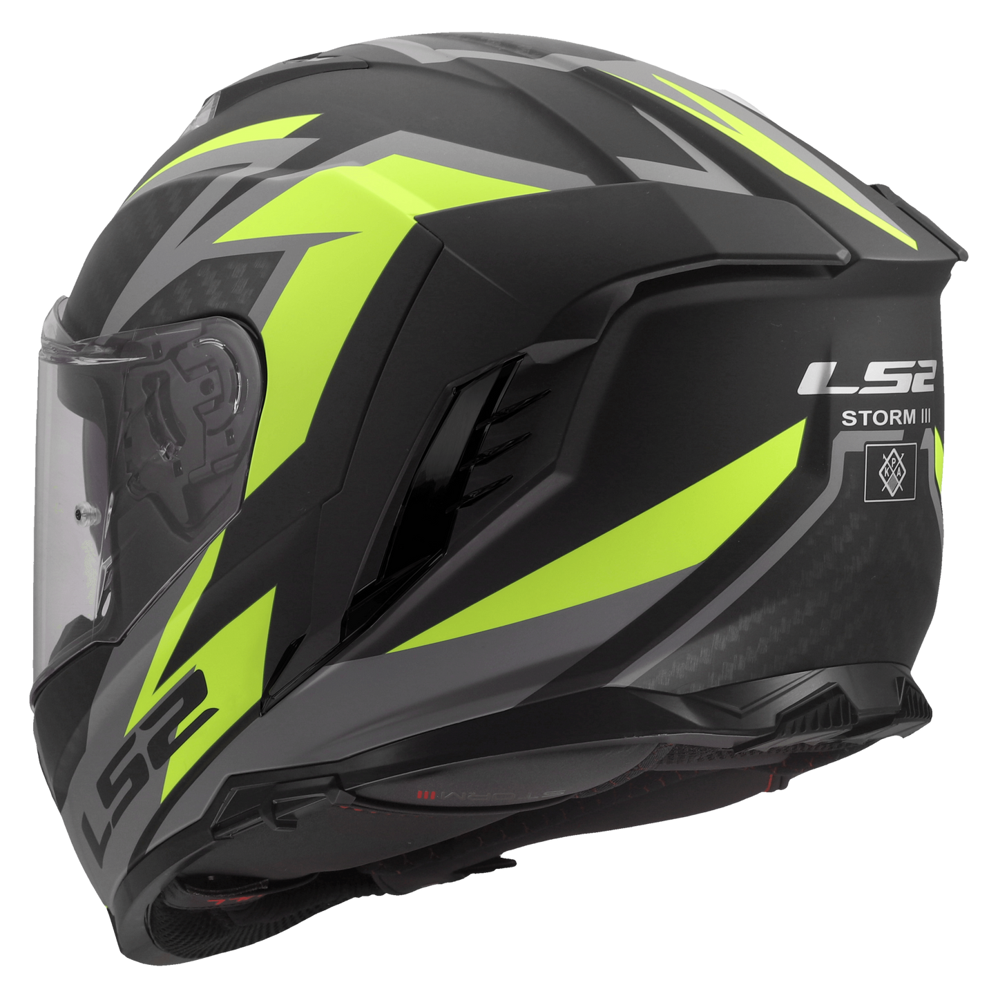 LS2 FF818 Storm III Dynamo Zwart / Fluor Geel
