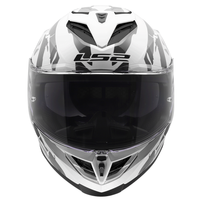 LS2 FF818 Storm III Kaos wit/grijs