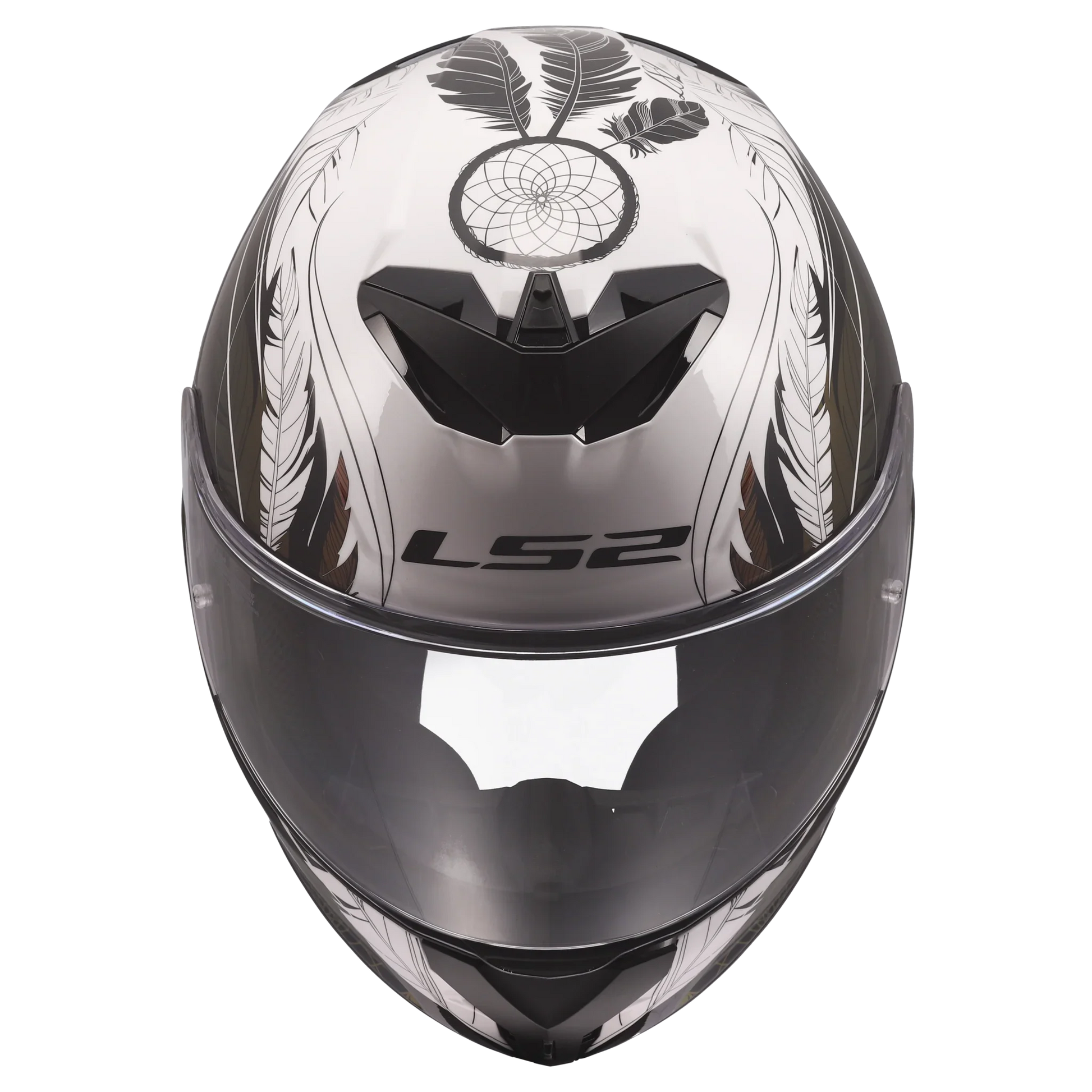 LS2 FF820 Rapid III Boho wit/zwart/roze - KartKings