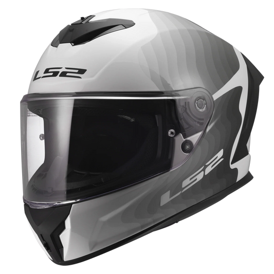 LS2 FF820 Rapid III Flow wit/zwart - KartKings