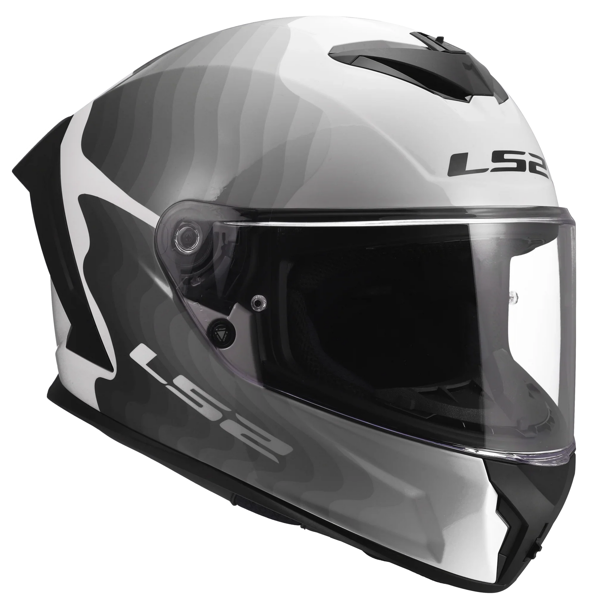 LS2 FF820 Rapid III Flow wit/zwart - KartKings