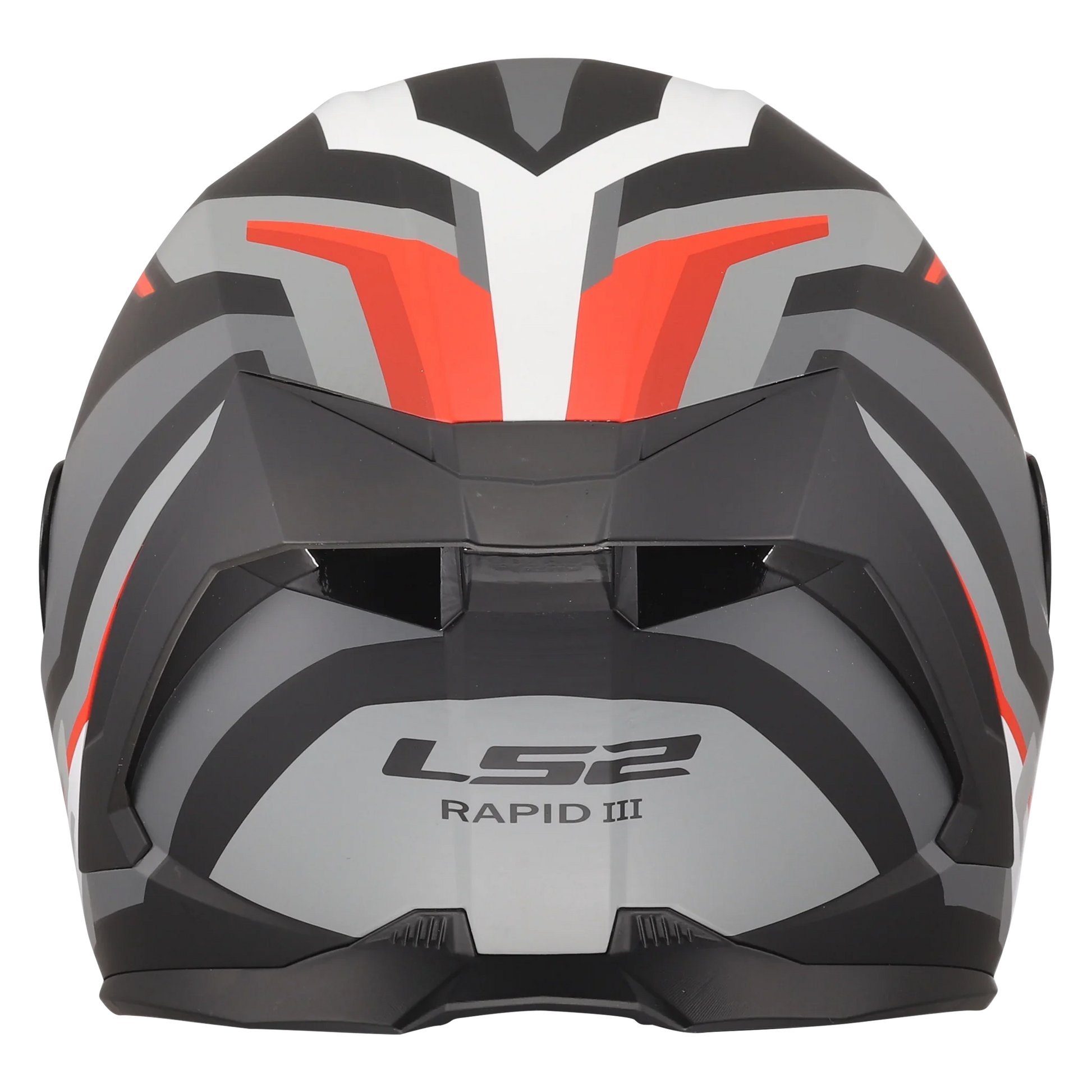 LS2 FF820 Rapid III Hyper matt zwart/rood/grijs - KartKings