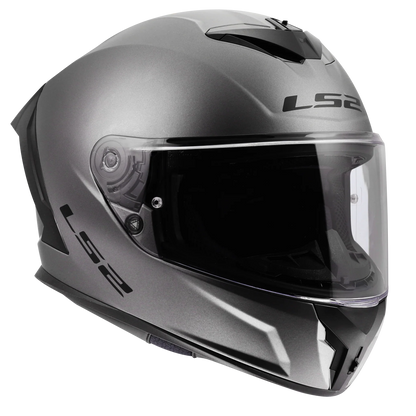 LS2 FF820 Rapid III solid matt titanium - KartKings