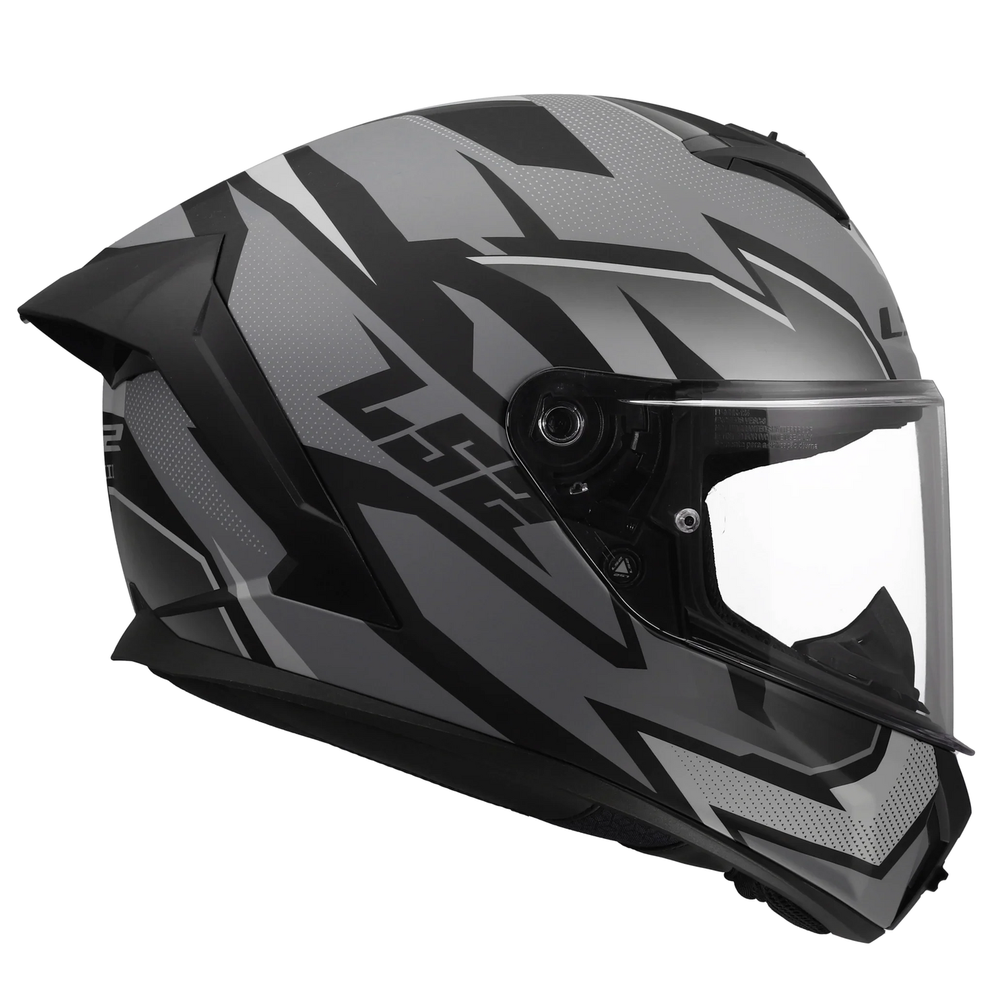 LS2 FF820 Rapid III XTREM zwart/grijs - KartKings